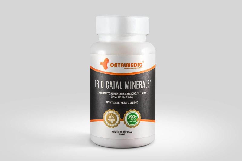 Trio Catal Minerals 150mg 60 Cápsulas Catalmedic