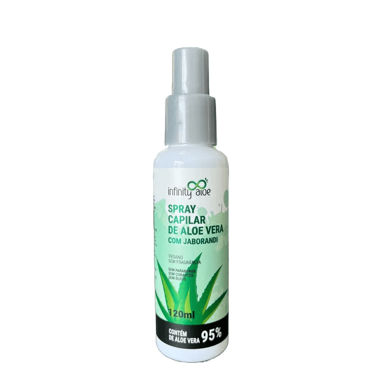 Spray Capilar de Aloe Vera Com Jaborandi 120ml Infinity Aloe