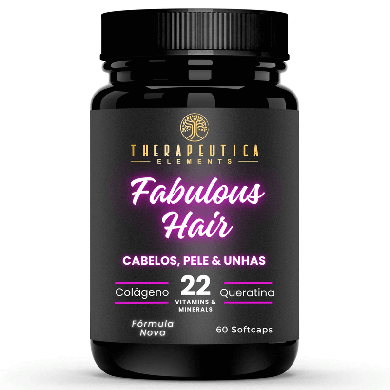 Fabulous Hair Cabelos, Pele e Unhas Vitaminados 60 Cápsulas Therapeutica Elements