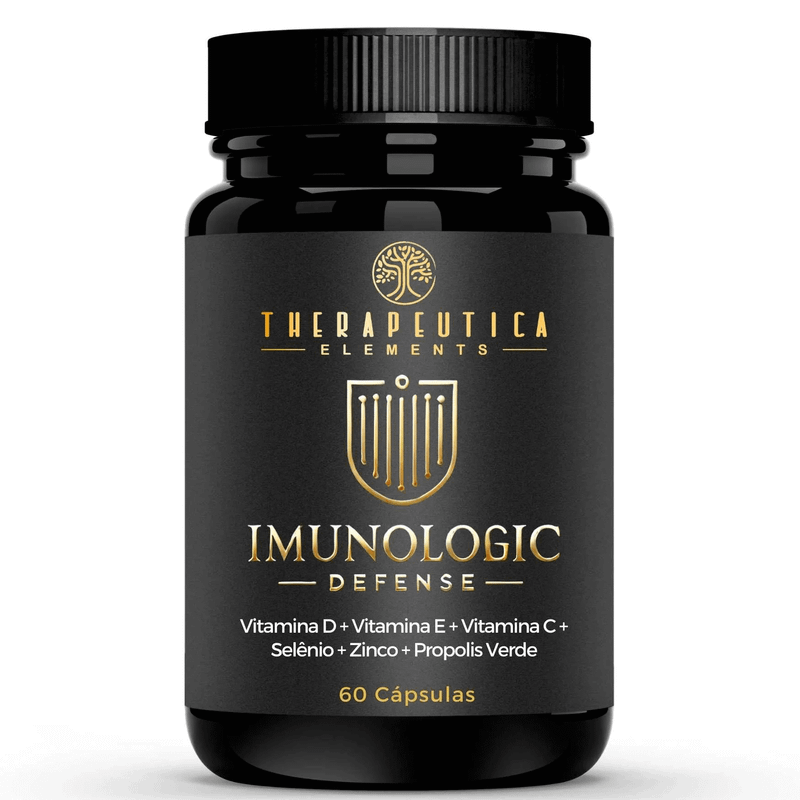 Imunologic Defense Própolis Verde, Vitaminas C, D, E, Selênio e Zinco 60 Cápsulas Therapeutica Elements