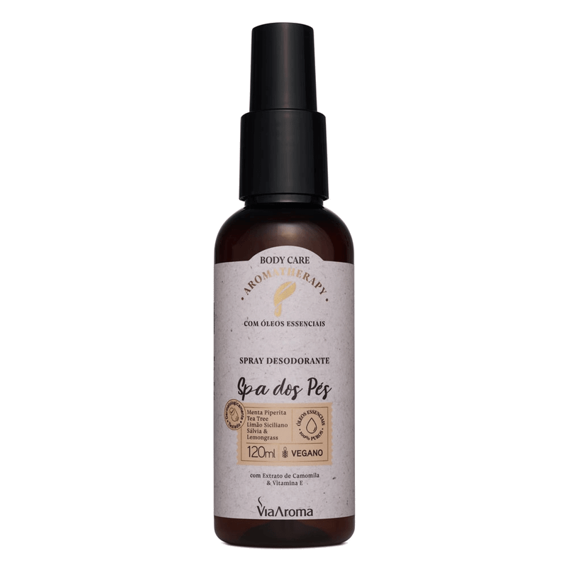 Spray Spa dos Pés 120ml Via Aroma