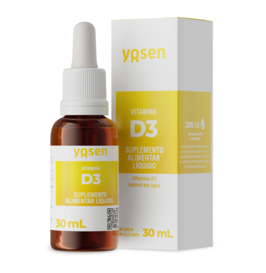 Vitamina D3 Líquida 30ml Yosen