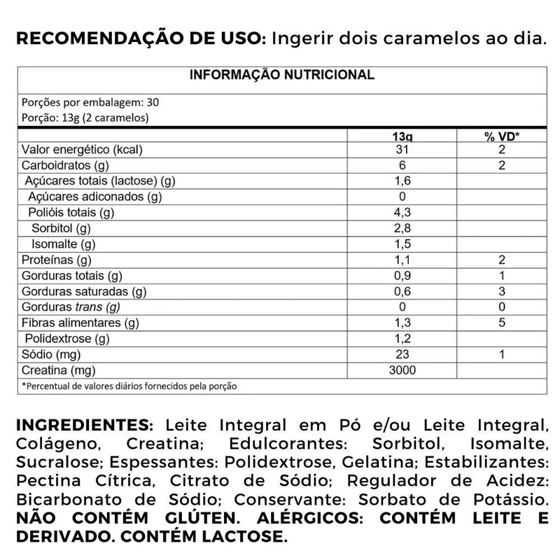 Creatina Creamelo 60 unidades Therapeutica Elementes