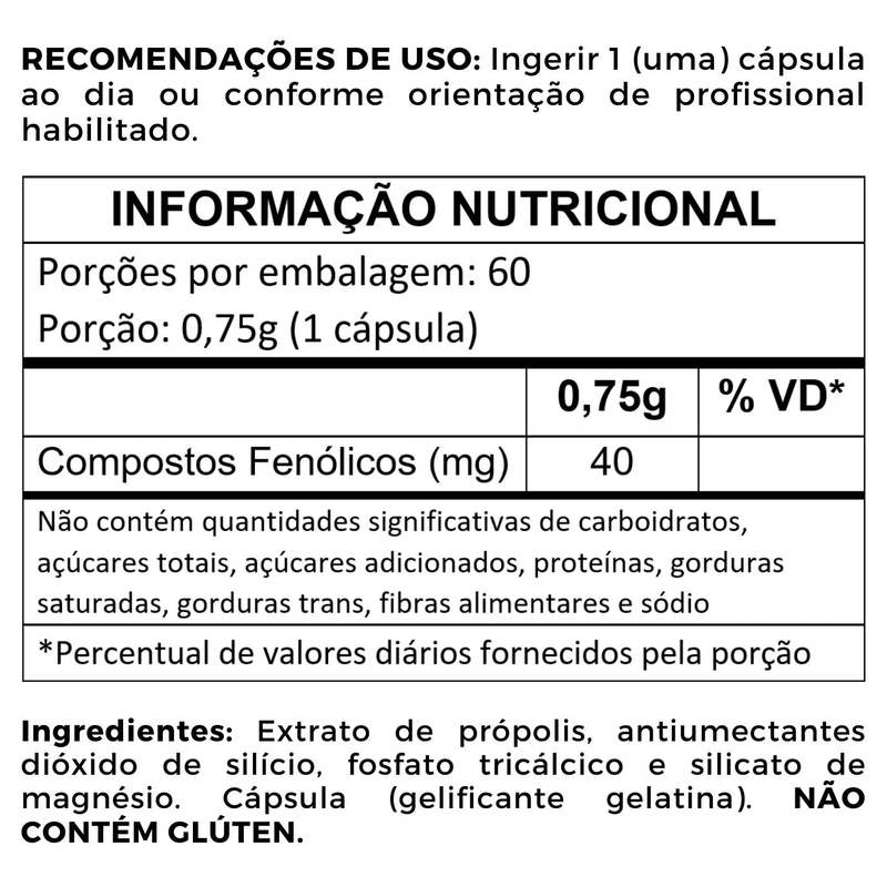 Propolis Powergreen 60 cápsulas Therapeutica Elements