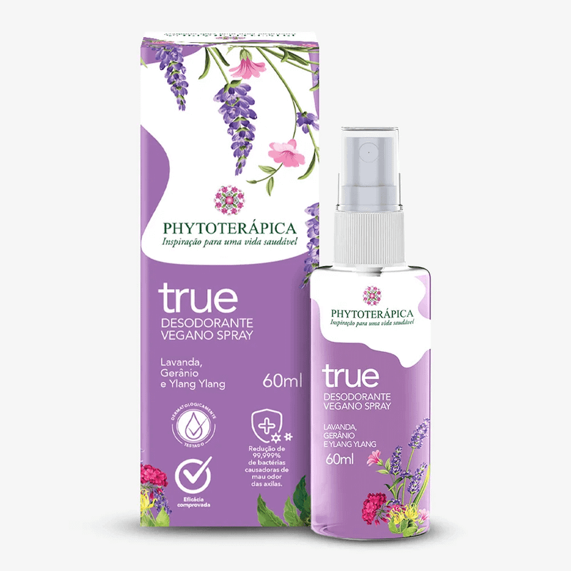 Desodorante True Spray 60ml Phytoterápica