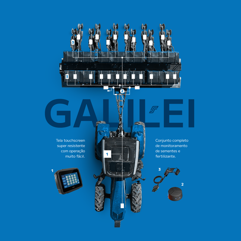 Galilei  - Monitor de plantio touchscreen