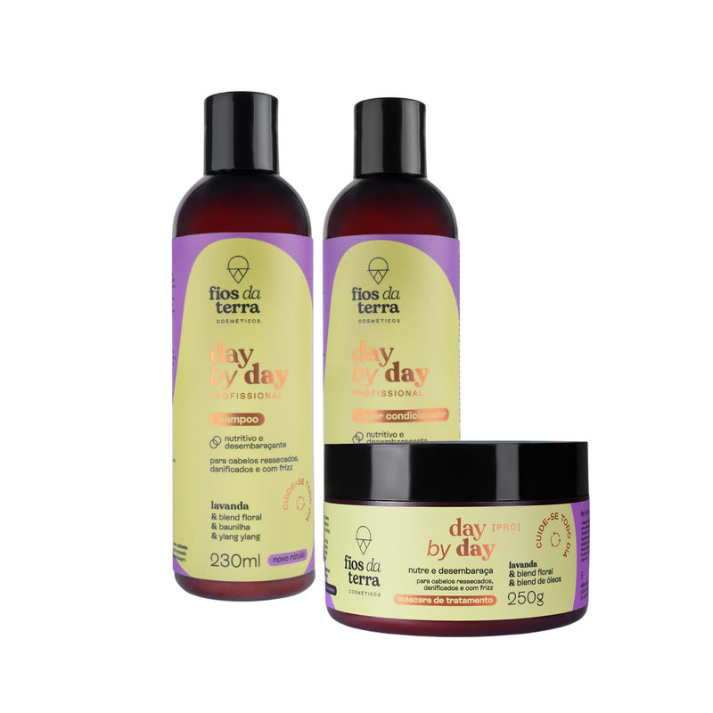 Kit Day by Day Lavanda {Nutritiva e Desembaraçante}
