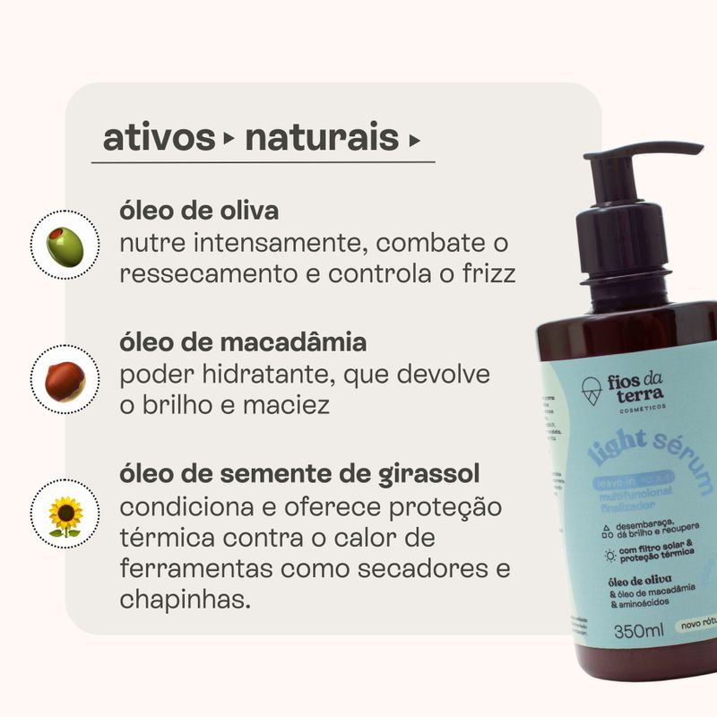 Leave-in Multifuncional {Light Sérum 10x1} - 350 mL