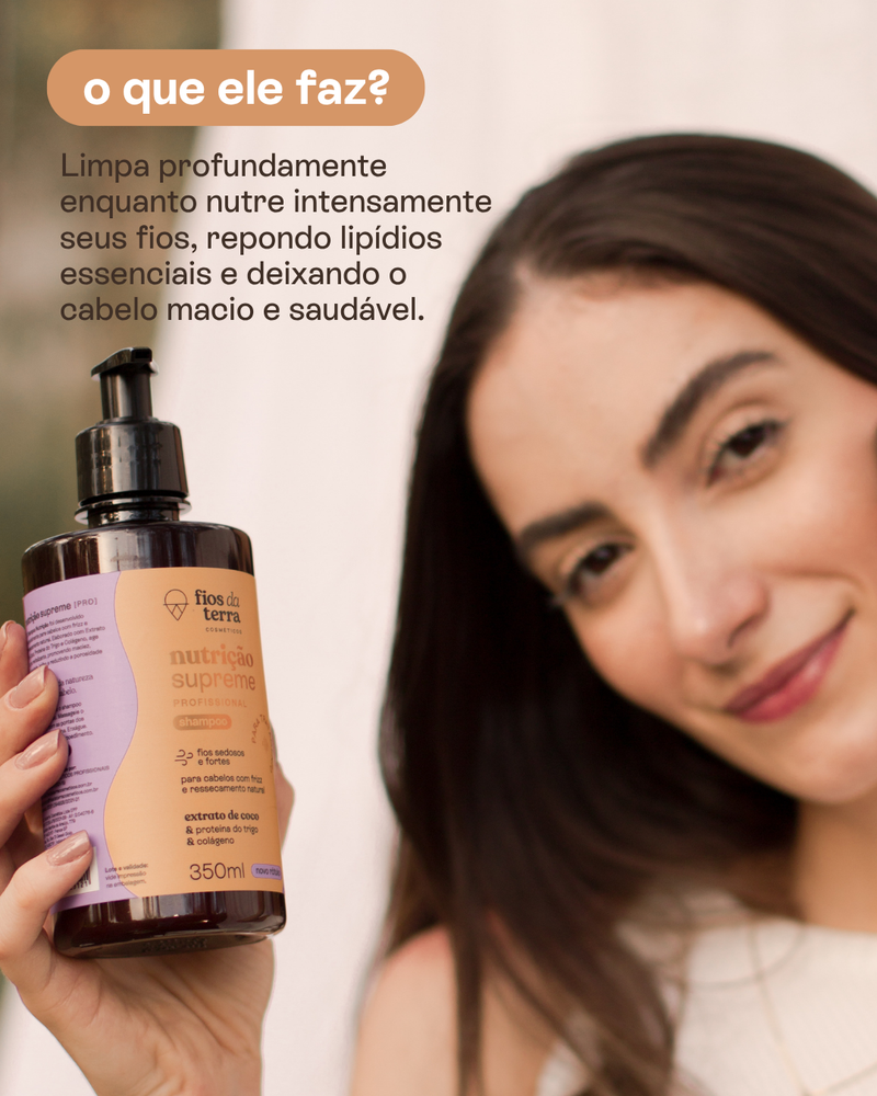 Shampoo Nutrição Supreme - Brilho e Anti-frizz
