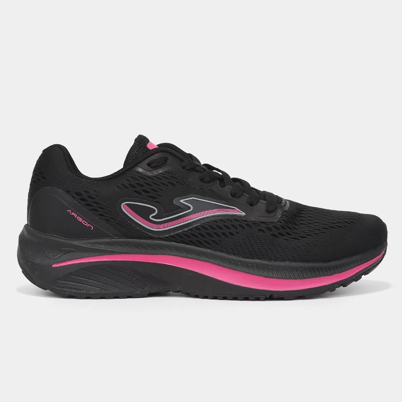 Tênis Corrida Argon Lady Preto E Fucsia Joma