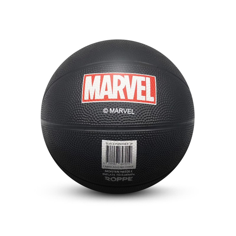 Bola De Basquete Pantera Negra Coleção Rostos Borracha Tam3 Marvel