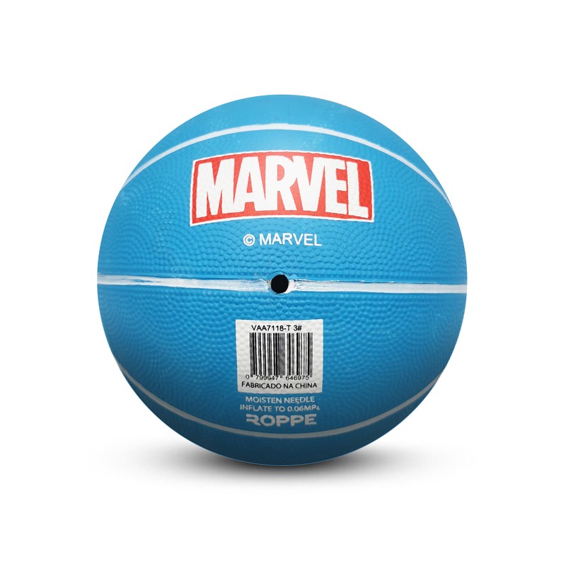 Bola De Basquete Capitão América Coleção Rostos Borracha Tam3 Marvel