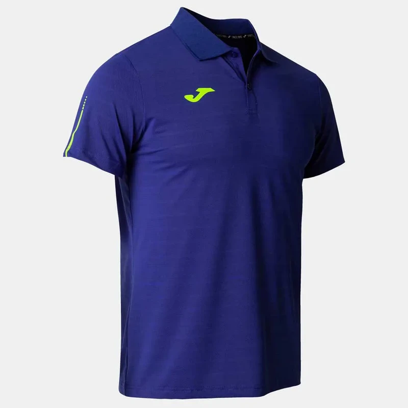 Camisa Polo Ranking Azul Manga Curta Joma