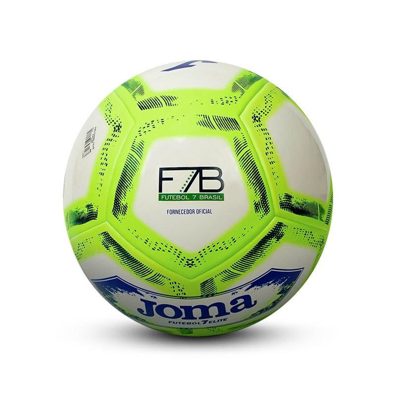 Bola De Futebol7 Oficial Elite Selo F7b Branca E Verde Joma