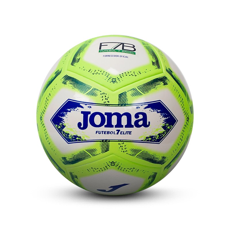 Bola De Futebol7 Oficial Elite Selo F7b Branca E Verde Joma