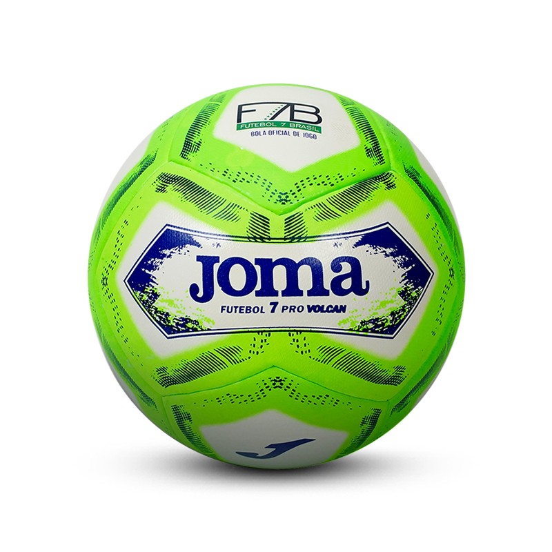 Bola Oficial De Futebol7 Pro Volcan Selo F7b Branca E Verde Joma