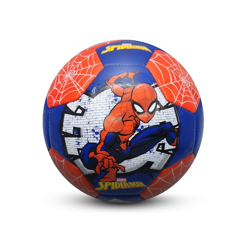 Bola De Futebol O Espetacular Homem Aranha Vermelho e Azul Marvel