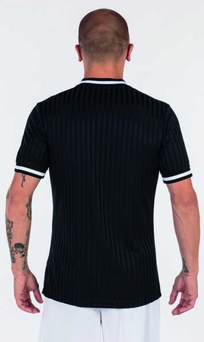 Camiseta Toletum III Preto Manga Curta Masculino Joma