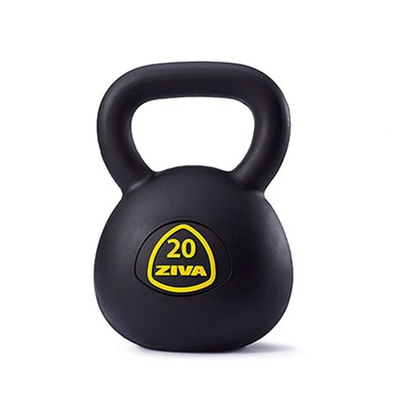 Kettlebell SL 3.0 BV Preto e Amarelo ZIVA