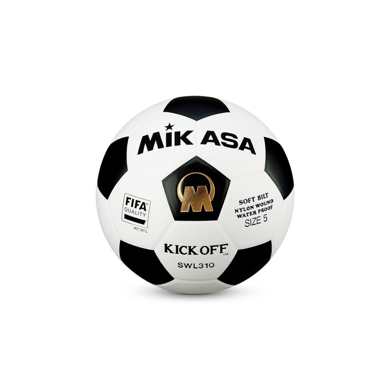 Bola de Futevôlei SWL310 Preto e Branco Mikasa