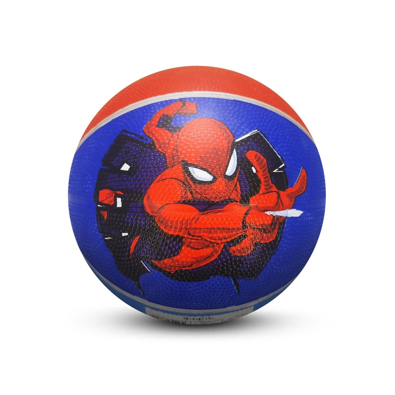 Bola de Basquete O Espetacular Homem Aranha Azul e vermelho Tamanho 3