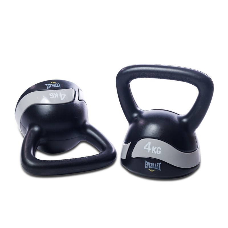 Kettlebell Preto e Cinza Everlast