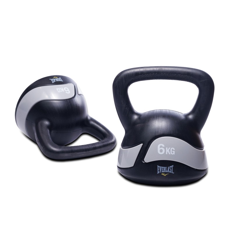 Kettlebell Preto e Cinza Everlast