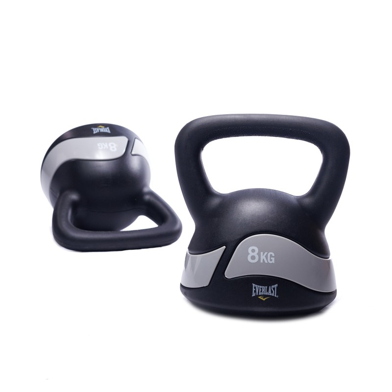 Kettlebell Preto e Cinza Everlast