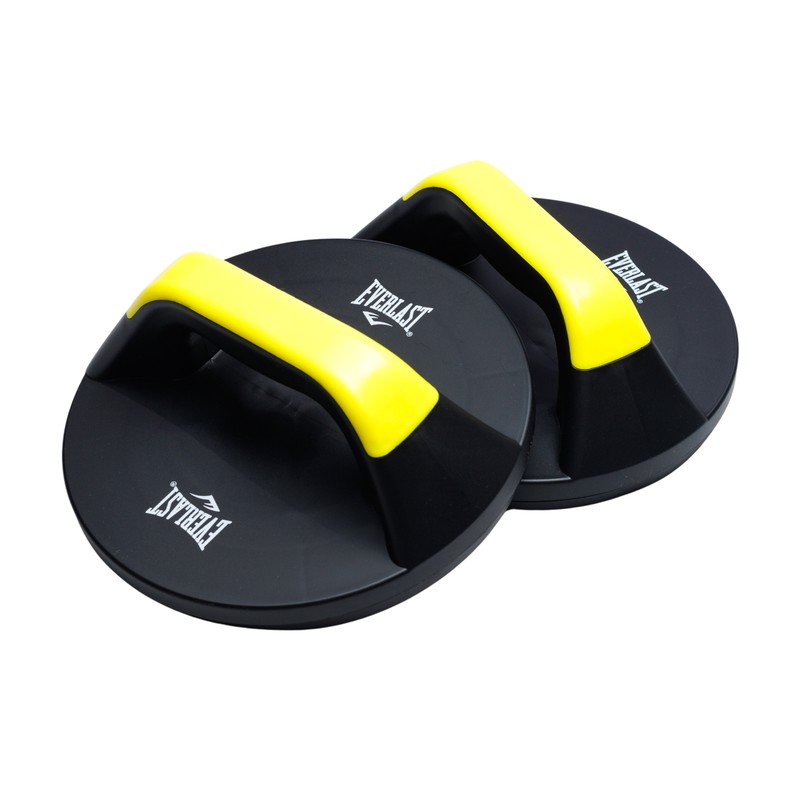 Apoio para Flexão Giratório Preto E Amarelo Everlast