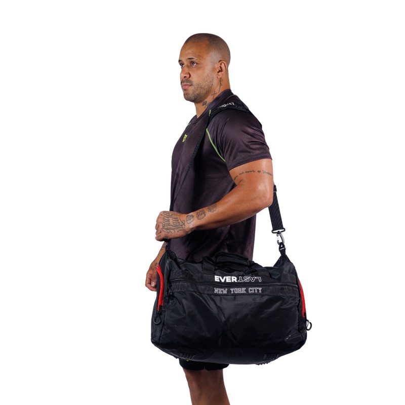 Bolsa de Viagem Esportiva Gymclub  Everlast Preto