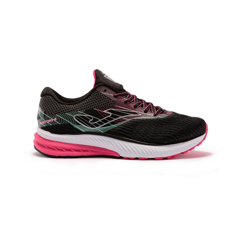 Tênis Victory Lady Preto E Rosa Joma