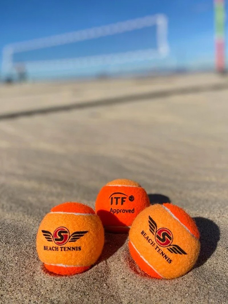 Bola Beach Tennis Pack 3 Laranja Sexy Brand