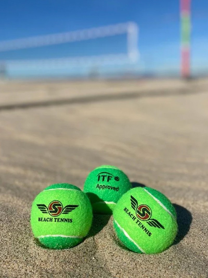 Bola Beach Tennis Pack 3 Verde Sexy Brand