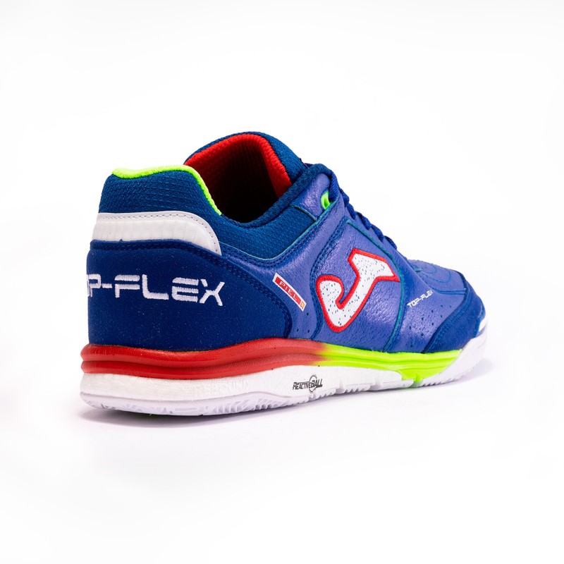 Chuteira Top Flex Rebound Indoor Azul Royal E Marinho Joma