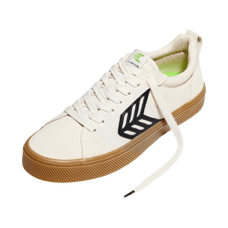 Tênis Catiba Pro Low Gum Off White/ Black Cariuma