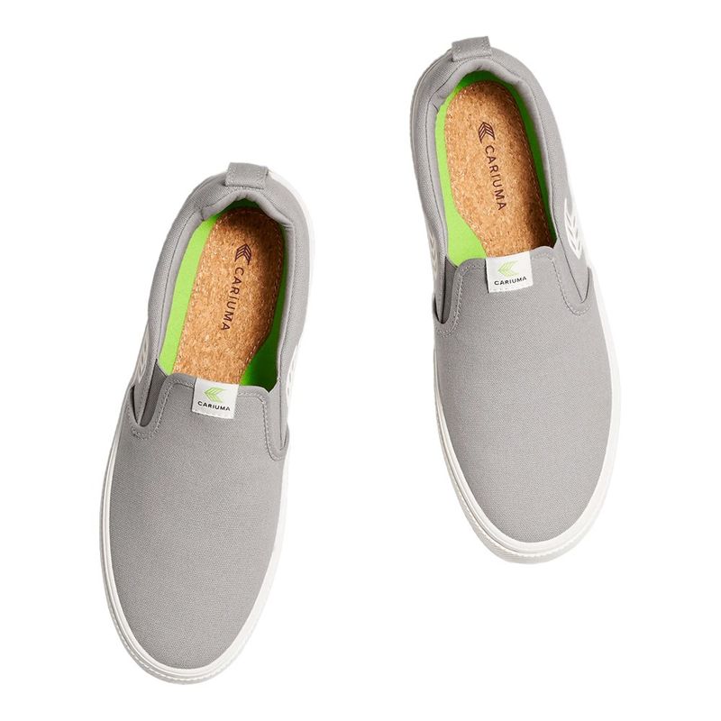 Tênis Slip Canvas Cinza Cariuma