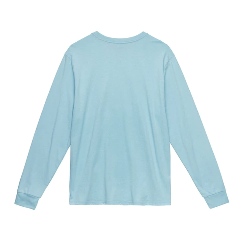 Camiseta Manga Longa Orgânica Azul Claro Florence