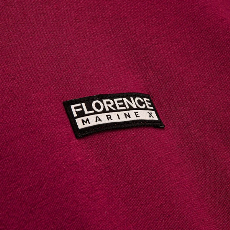 Camiseta Manga Longa Orgânica Bordô Florence