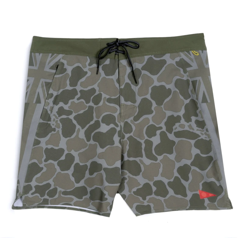 Boardshort F1 Pro Hawaii Camo Oliva Florence