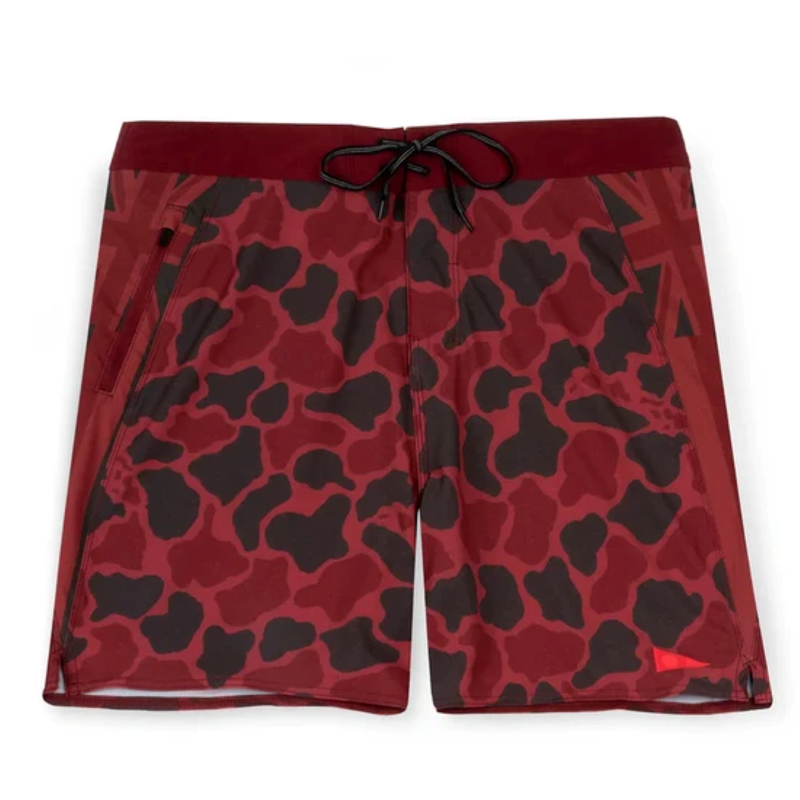 Boardshort F1 Pro Hawaii Camo Bordô Florence