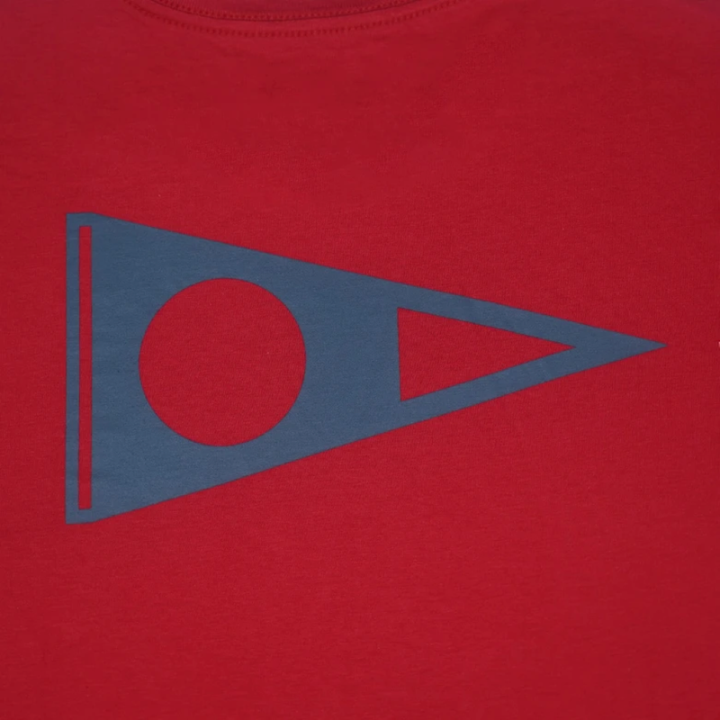 Camiseta Manga Curta Crew Vermelho Florence