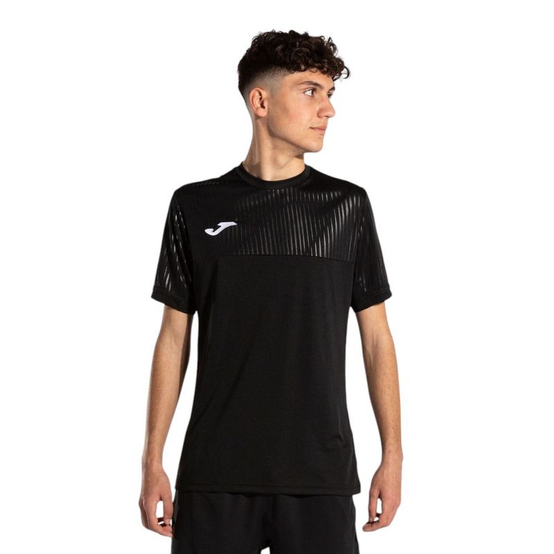 Camiseta Manga Curta Montreal Sleeve Preto Joma