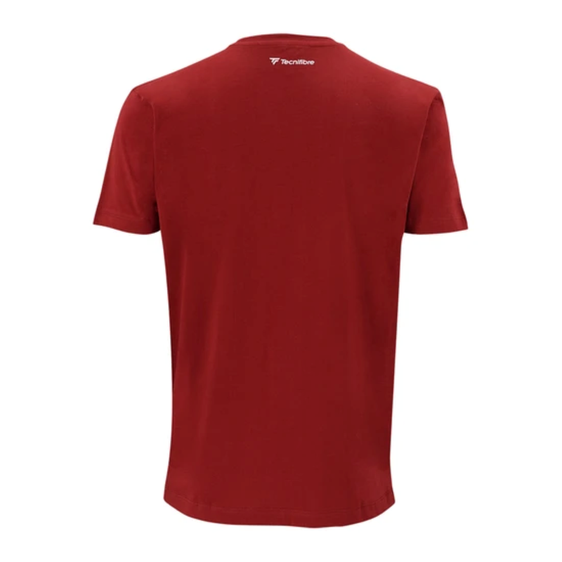 Camisa Manga Curta Team Cotton Tee Cardinal l Vermelho Tecnifibre