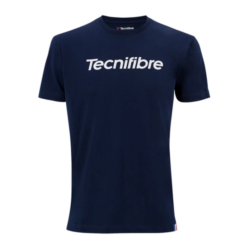 Camisa Manga Curta Team Cotton Tee Azul Marinho Tecnifibre