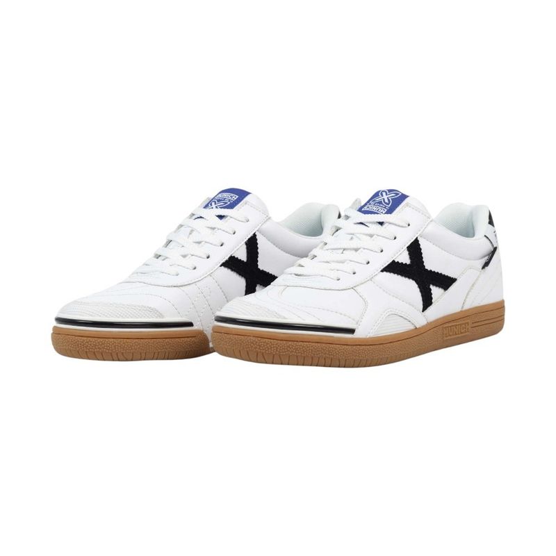 Chuteira Gresca 21 Branco/Preto Munich