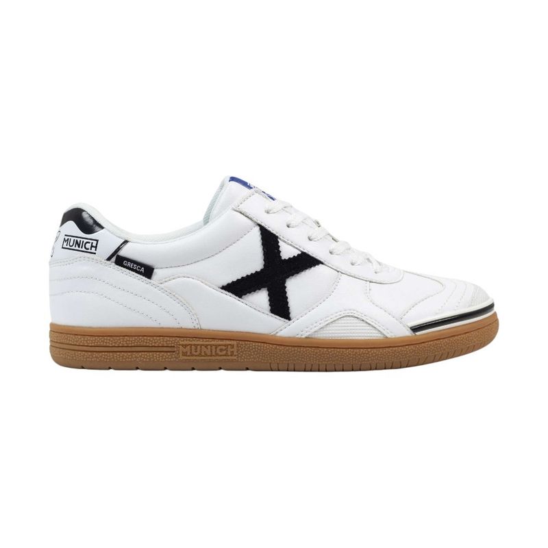 Chuteira Gresca 21 Branco/Preto Munich