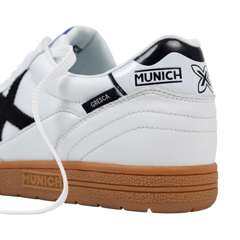 Chuteira Gresca 21 Branco/Preto Munich