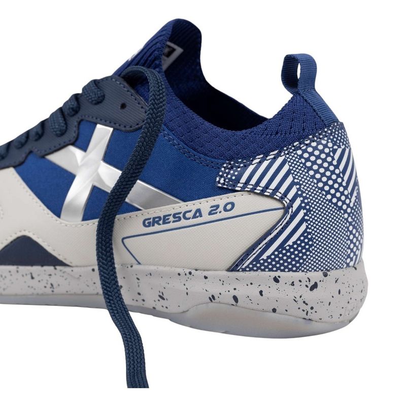 Chuteira Gresca 2.0 Azul/Prata Munich