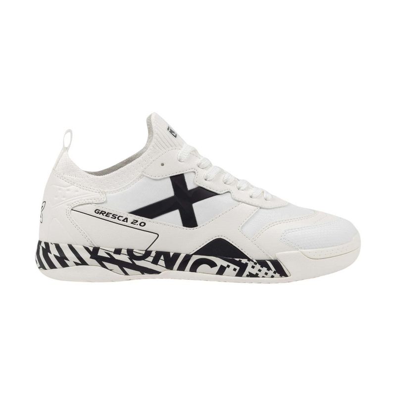Chuteira Gresca 2.0 09 Branco/Preto Munich