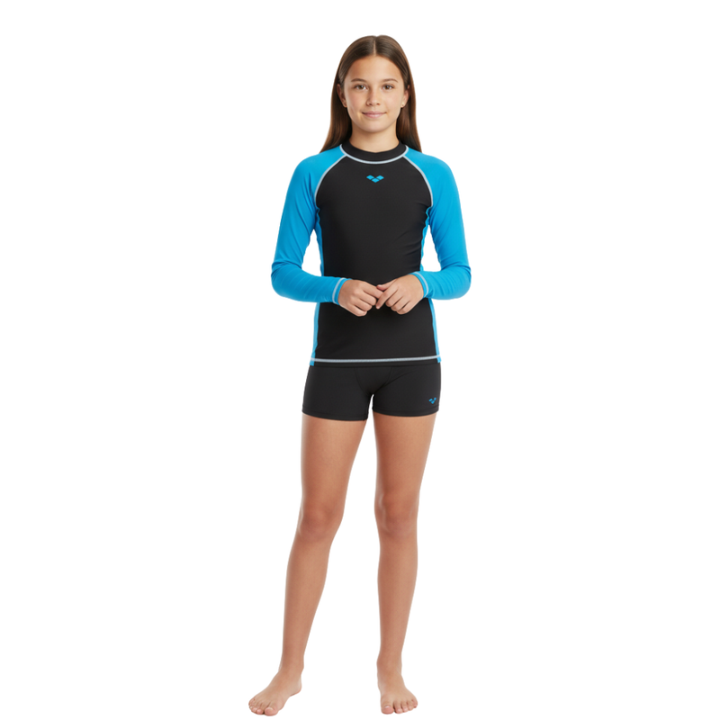 Camiseta Manga Longa Infantil Proteção UV arena
